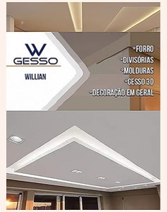 W Gessos , Drywall , Sancas