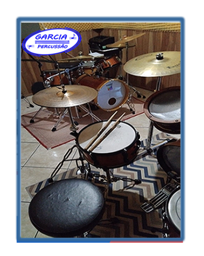 Garcia Percussão Aulas Bateria