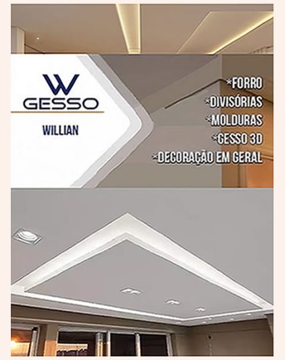 W Gessos , Drywall , Sancas